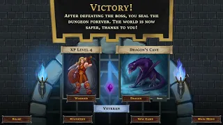 One Deck Dungeon Speedrun: Warrior vs Dragon