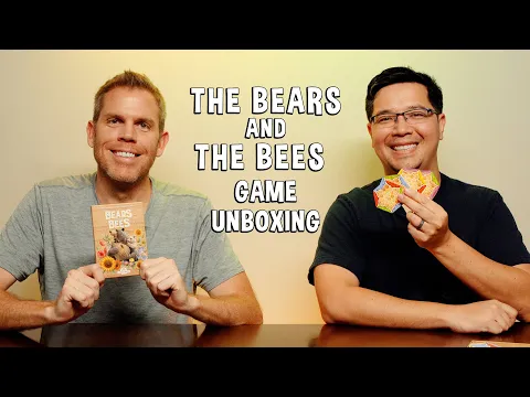 Unboxing The Bears and the Bees - Bee Hive Tile Placement Card Game
