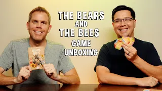 Unboxing The Bears and the Bees - Bee Hive Tile Placement Card Game