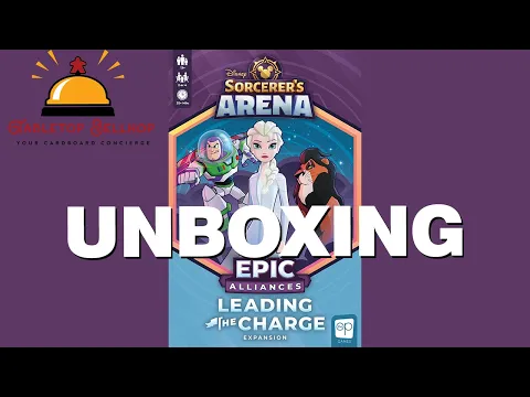 Unboxing Leading the Charge, Disney Sorcerer's Arena Epic Alliances Expansion (3 new characters)