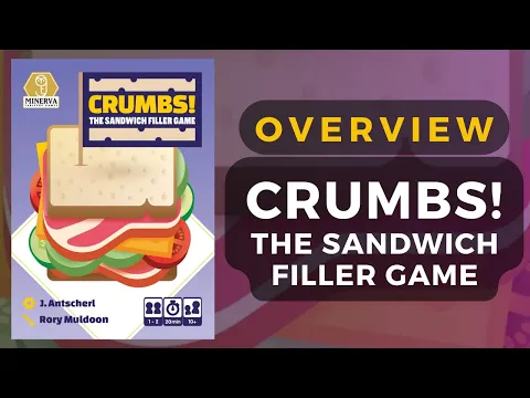 Crumbs! The Sandwich Filler Game How to Play Overview and Solo Gameplay | DaniCha