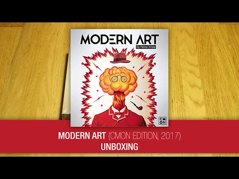 Modern Art (CMON edition, 2017) unboxing