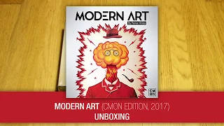 Modern Art (CMON edition, 2017) unboxing