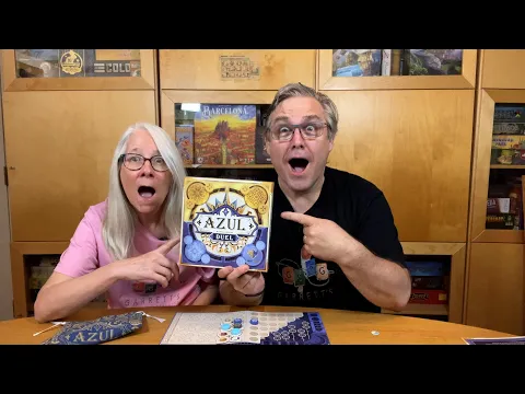 Garrett's Games Reviews Azul Duel from Next Move Games