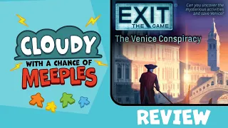 Exit: The Game - The Venice Conspiracy Review - Cloudy with a Chance of Meeples