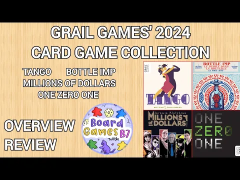 Grail Games' 2024 Card Game Collection, Overviews & Reviews! (Includes Tango)