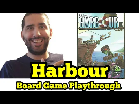 Harbour Board Game Playthrough (solo mode)