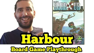 Harbour Board Game Playthrough (solo mode)