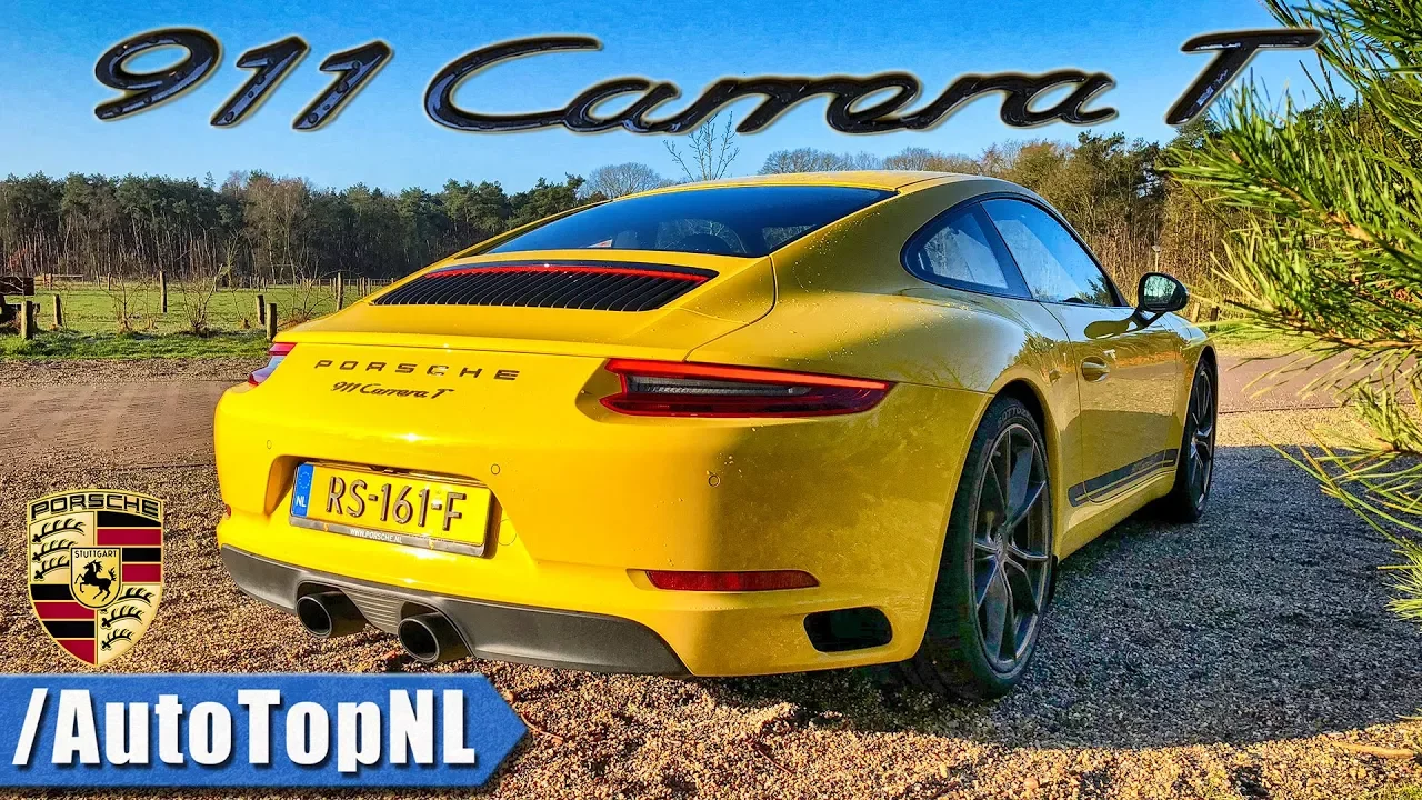 Porsche 911 Carrera T Review by AutoTopNL (English Subtitles)