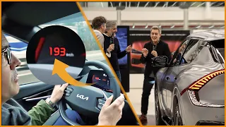 Vitesse MAX sur L'Autobahn en KIA ev6 ! (Et Visite d'un Lieu SECRET...)