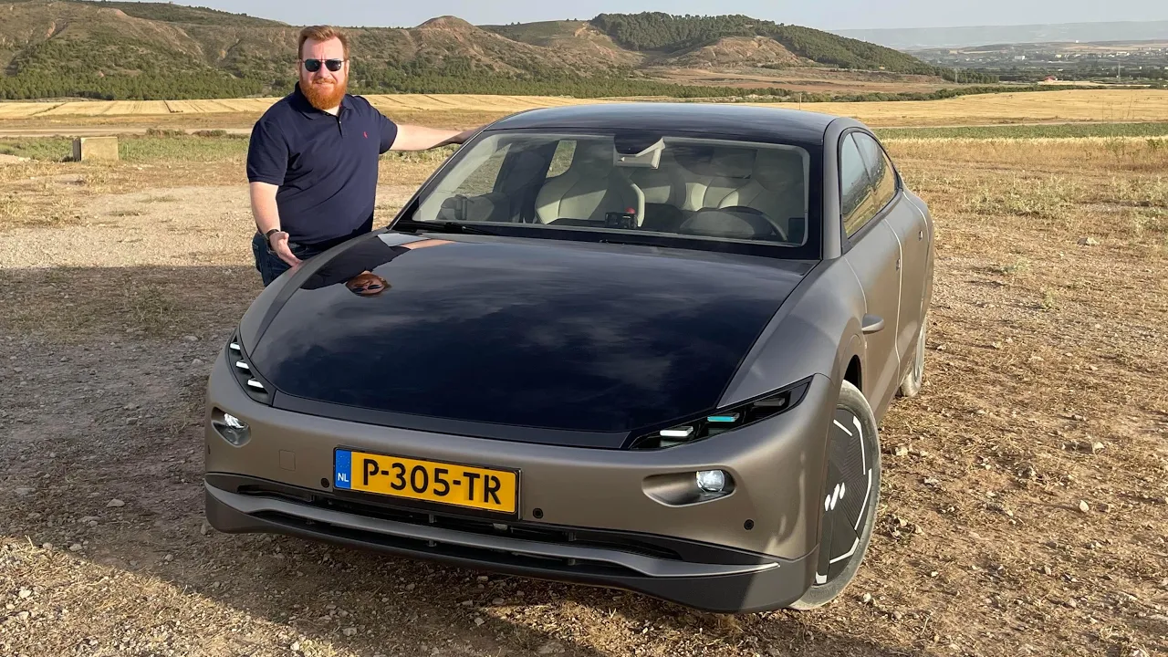 This Is The Lightyear Zero! A Crazy Aerodynamic Electric Car That Is Covered In Solar Panels