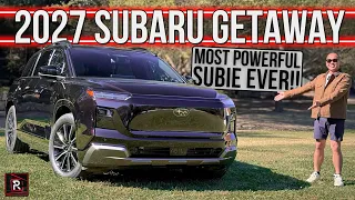420 HP Family SUV! | 2027 Subaru Getaway Touring | Detailed First Look