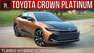 The 2023 Toyota Crown Platinum Is A Peculiar Turbo Hybrid AWD Premium Sedan