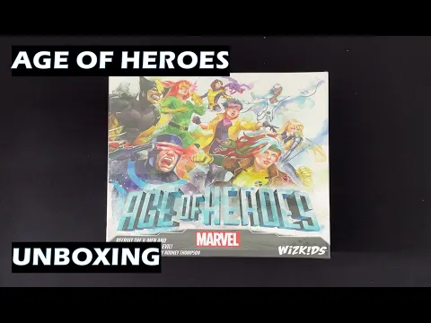 Unboxing Age of Heroes X Men Board Game