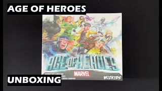 Unboxing Age of Heroes X Men Board Game
