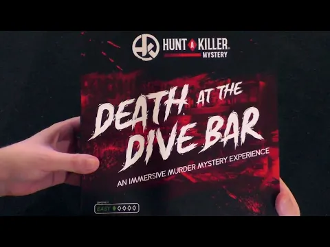 DGA Unboxes Board Games: Hunt A Killer - Death at The Dive Bar (Spoiler Free)