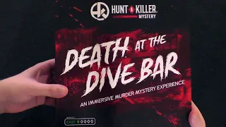 DGA Unboxes Board Games: Hunt A Killer - Death at The Dive Bar (Spoiler Free)