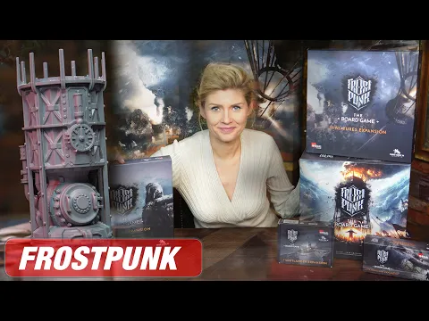 FROSTPUNK - Detailed Unboxing ( On Table: High Quality 4K )