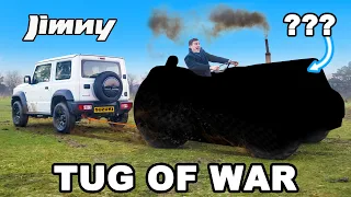 Suzuki Jimny vs... WTF 🤯?!: TUG-OF-WAR