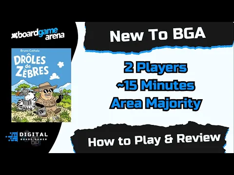 New to BGA: Drôles de Zèbres (Funny Zebras) — How to Play on BGA