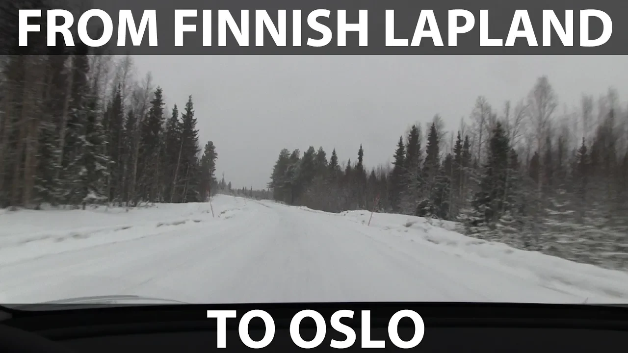 Model 3 road trip from Finnish Lapland to Oslo