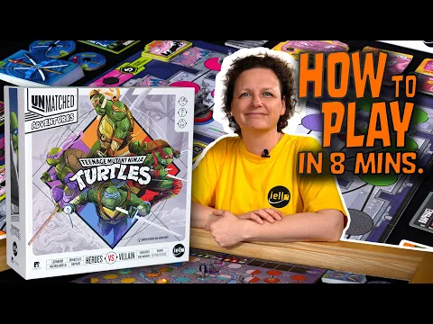 Unmatched Adventures - Teenage Mutant Ninja Turtles - How to Play in 8 minutes