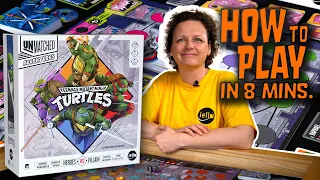 Unmatched Adventures - Teenage Mutant Ninja Turtles - How to Play in 8 minutes