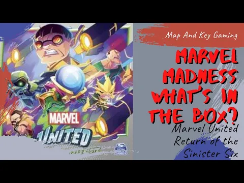 Marvel Madness!!! What's In The Box? Marvel United Return Of The Sinister Six Unboxing