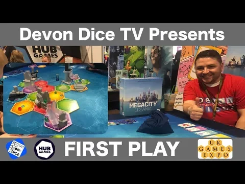 Megacity: Oceania play-through with Joel Wright at UK Games Expo '19