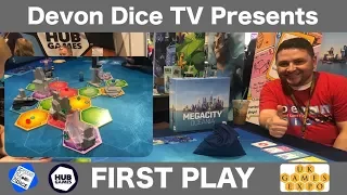 Megacity: Oceania play-through with Joel Wright at UK Games Expo '19