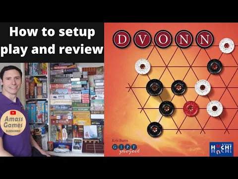 DVONN how to setup play and review GIPF project #abstract #spiel #strategy #amassgames #boardgame