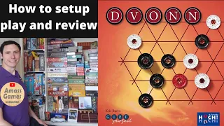 DVONN how to setup play and review GIPF project #abstract #spiel #strategy #amassgames #boardgame