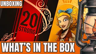 Unboxing 20 Strong: Tanglewoods + Promos — Solo Dice/Card Adventure
