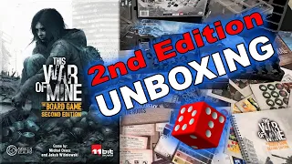This War of Mine: The Board Game – Second Edition Narrative Driven Wargame UNBOXING PREVIEW