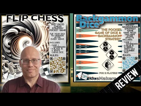 Flip Chess And Backgammon Dice Game Review (Dicemakers 2024)