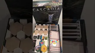 Cascadia + Landmarks Fit in ONE Box! #3dprint #boardgames #boardgameorganizer