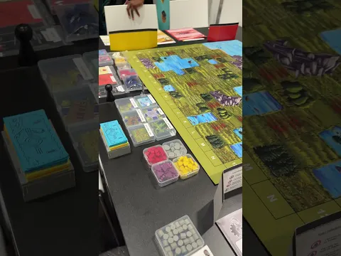 Pactopolis Game board - First Peek - when set up and ready to play!
