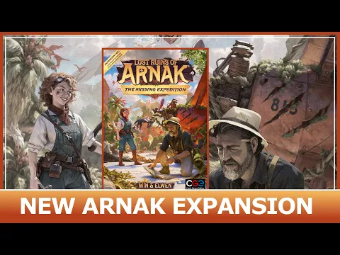 Lost Ruins of Arnak: The Missing Expedition (Expansion) Announced