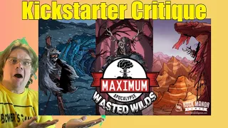 Maximum Apocalypse: Wasted Wilds - Kickstarter Critique