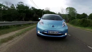 Essai Nissan Leaf 30 kWh en Corse