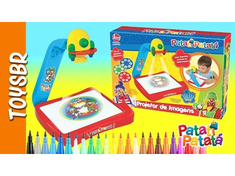 PP: Patati Patatá Projetor de Imagens para Desenhar e Pintar Brinquedos Infantil