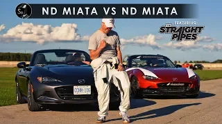 Testing the 2019 Miata and Cup Race Car | TheStraightPipes Included