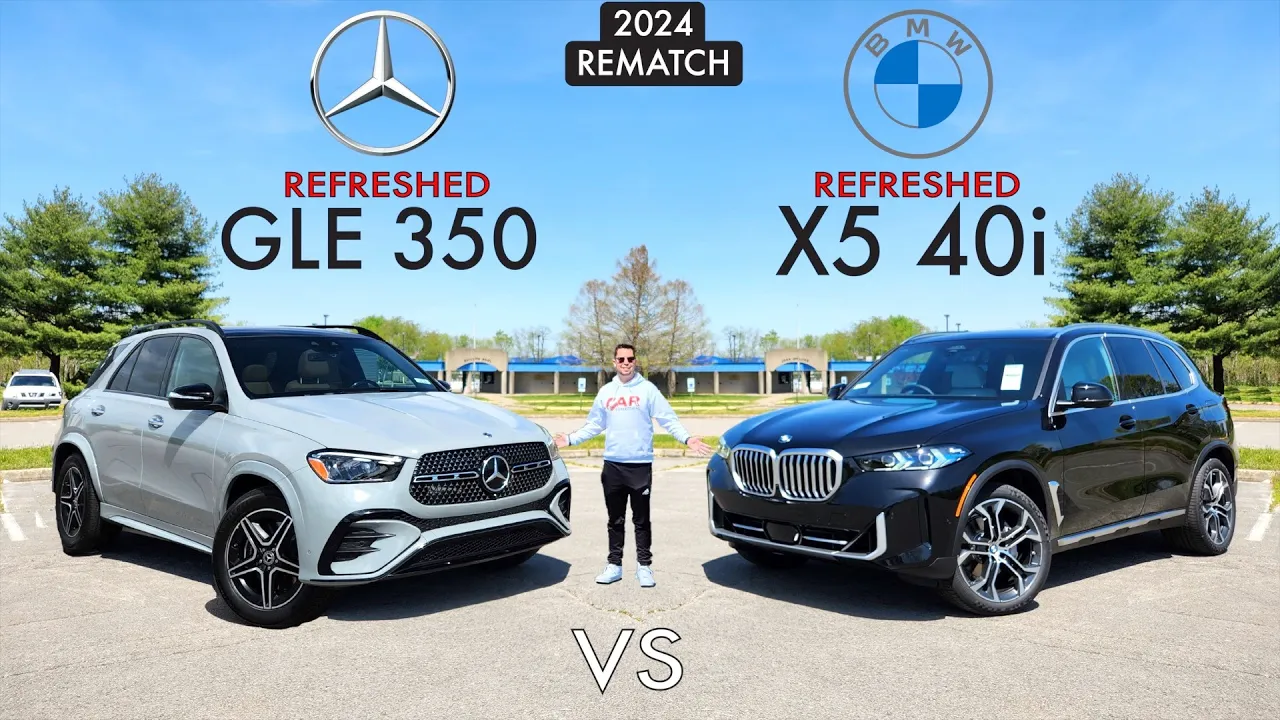 REFRESHED RIVALS! -- 2024 BMW X5 vs. 2024 Mercedes GLE:  Comparison