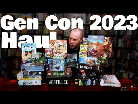 Board Games we got at Gen Con! | Gen Con 2023 Haul!