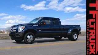 2015 Ford F-350: 0-60 MPH Test - Let the Dually Roll!