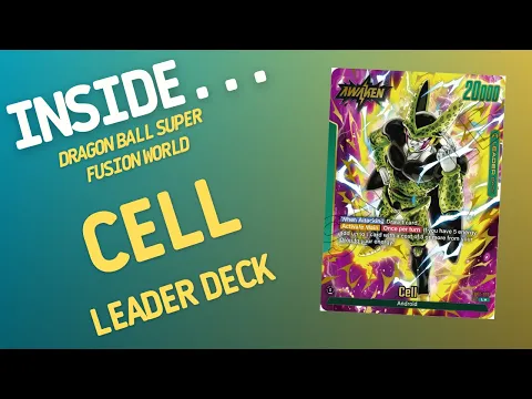 Inside…Cell Leader Deck - Fusion World - Dragon Ball Super Card Game (4K 60fps)