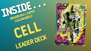 Inside…Cell Leader Deck - Fusion World - Dragon Ball Super Card Game (4K 60fps)