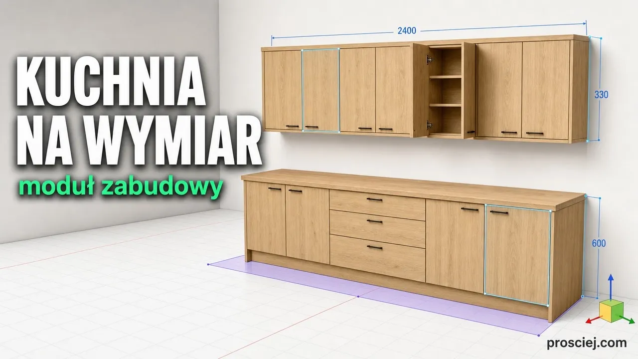 Thumbnail for 3D Kitchen Built-in: Base and Wall Cabinets Effortlessly