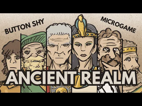 Ancient Realm with Leaders expansion | Solo-Only Micro Board Game Playthrough and Tutorial