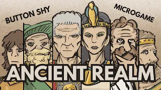 Ancient Realm with Leaders expansion | Solo-Only Micro Board Game Playthrough and Tutorial